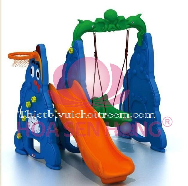 Đồ chơi trong nhà PT-026-11 cho khu vui chơi trong nhà trung tâm thương mại, nhà hàng, trường mầm non – Hoa Sen Hồng