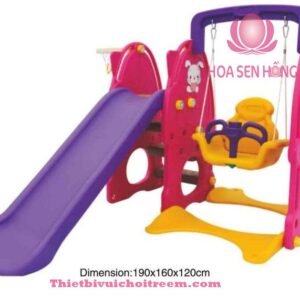 Đồ chơi trong nhà PT-026-15 cho khu vui chơi trong nhà trung tâm thương mại, nhà hàng, trường mầm non – Hoa Sen Hồng
