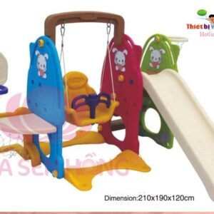 Đồ chơi trong nhà PT-026-17 cho khu vui chơi trong nhà trung tâm thương mại, nhà hàng, trường mầm non – Hoa Sen Hồng
