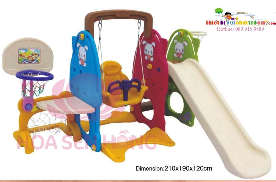 Đồ chơi trong nhà PT-026-17 cho khu vui chơi trong nhà trung tâm thương mại, nhà hàng, trường mầm non – Hoa Sen Hồng