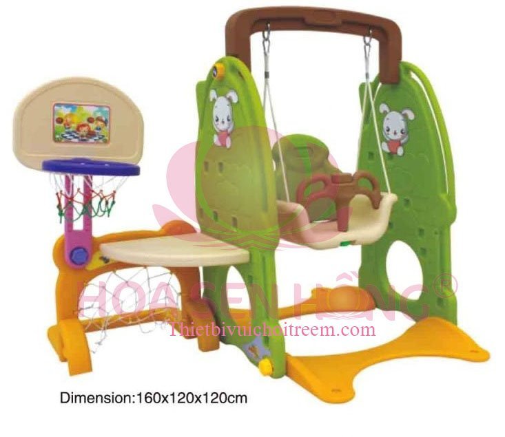 Đồ chơi trong nhà PT-026-18 cho khu vui chơi trong nhà trung tâm thương mại, nhà hàng, trường mầm non – Hoa Sen Hồng