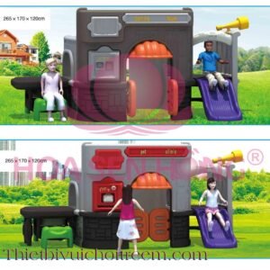 Đồ chơi trong nhà PT-026-23 cho khu vui chơi trong nhà trung tâm thương mại, nhà hàng, trường mầm non – Hoa Sen Hồng