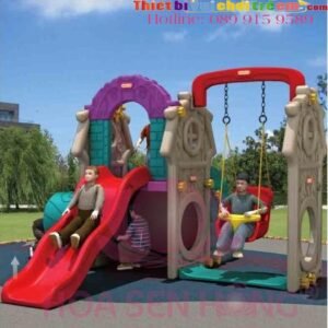 Đồ chơi trong nhà PT-026-24 cho khu vui chơi trong nhà trung tâm thương mại, nhà hàng, trường mầm non – Hoa Sen Hồng