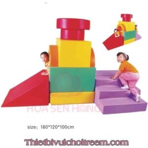 Đồ chơi trong nhà PT-30-06 cho khu vui chơi trong nhà trung tâm thương mại, nhà hàng, trường mầm non – Hoa Sen Hồng