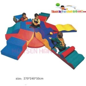 Đồ chơi trong nhà PT-30-15 cho khu vui chơi trong nhà trung tâm thương mại, nhà hàng, trường mầm non – Hoa Sen Hồng