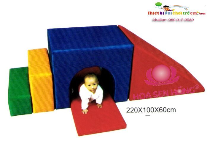 Đồ chơi trong nhà PT-30-33 cho khu vui chơi trong nhà trung tâm thương mại, nhà hàng, trường mầm non – Hoa Sen Hồng