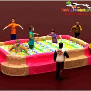 Đồ chơi trong nhà PT-31-18 cho khu vui chơi trong nhà trung tâm thương mại, nhà hàng, trường mầm non – Hoa Sen Hồng