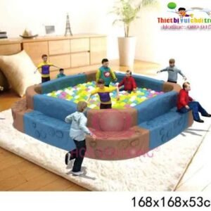 Đồ chơi trong nhà PT-31-19 cho khu vui chơi trong nhà trung tâm thương mại, nhà hàng, trường mầm non – Hoa Sen Hồng