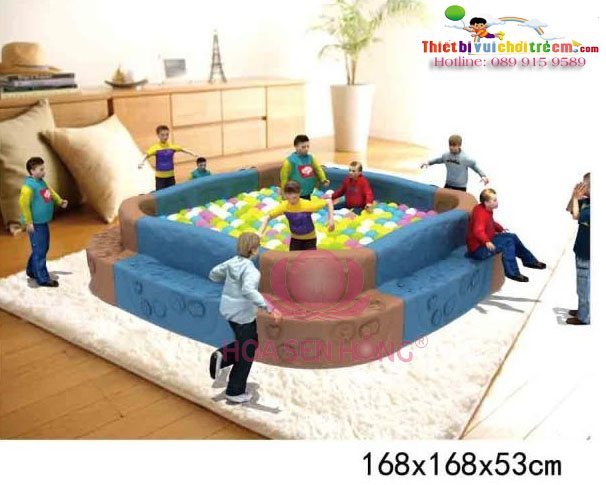 Đồ chơi trong nhà PT-31-19 cho khu vui chơi trong nhà trung tâm thương mại, nhà hàng, trường mầm non – Hoa Sen Hồng