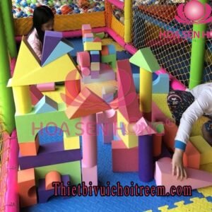 Đồ chơi trong nhà PT-41-03 cho khu vui chơi trong nhà trung tâm thương mại, nhà hàng, trường mầm non – Hoa Sen Hồng