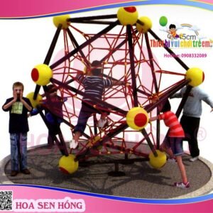 Thang leo RT-024-27 cho sân chơi ngoài trời khu chung cư, trường mầm non, resort, công viên – Hoa Sen Hồng
