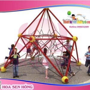 Thang leo RT-024-28 cho sân chơi ngoài trời khu chung cư, trường mầm non, resort, công viên – Hoa Sen Hồng