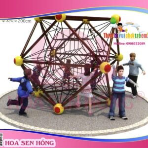 Thang leo RT-024-29 cho sân chơi ngoài trời khu chung cư, trường mầm non, resort, công viên – Hoa Sen Hồng