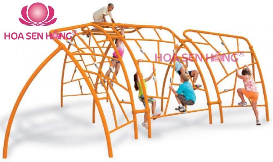 Thang leo RT-024-75 cho sân chơi ngoài trời khu chung cư, trường mầm non, resort, công viên – Hoa Sen Hồng