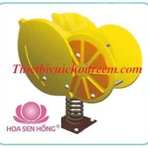 Thú nhún lò xo SH-033-01 cho sân chơi ngoài trời khu chung cư, trường mầm non, resort, công viên – Hoa Sen Hồng