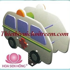 Thú nhún lò xo SH-033-10 cho sân chơi ngoài trời khu chung cư, trường mầm non, resort, công viên – Hoa Sen Hồng