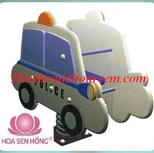 Thú nhún lò xo SH-033-12 cho sân chơi ngoài trời khu chung cư, trường mầm non, resort, công viên – Hoa Sen Hồng