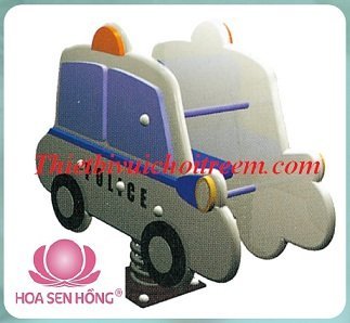 Thú nhún lò xo SH-033-12 cho sân chơi ngoài trời khu chung cư, trường mầm non, resort, công viên – Hoa Sen Hồng