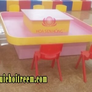 Bàn ghế mầm non TC-42-24 cho trường mầm non, nhóm trẻ – Hoa Sen Hồng